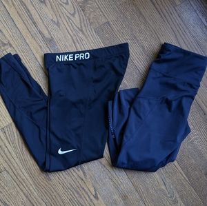 Bundle of Two Small Athletic Leggings